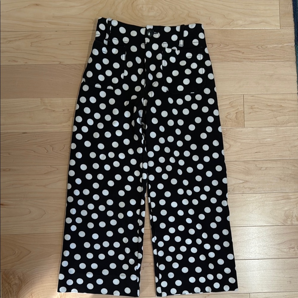 Maeve Collette Petite Polka Dot Pants